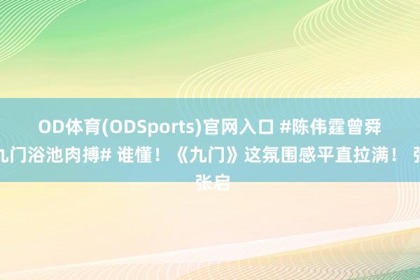 OD体育(ODSports)官网入口 #陈伟霆曾舜晞九门浴池肉搏# 谁懂！《九门》这氛围感平直拉满！ 张启