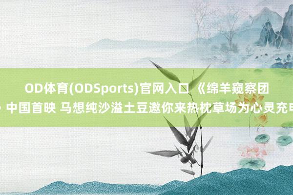 OD体育(ODSports)官网入口 《绵羊窥察团》中国首映 马想纯沙溢土豆邀你来热枕草场为心灵充电