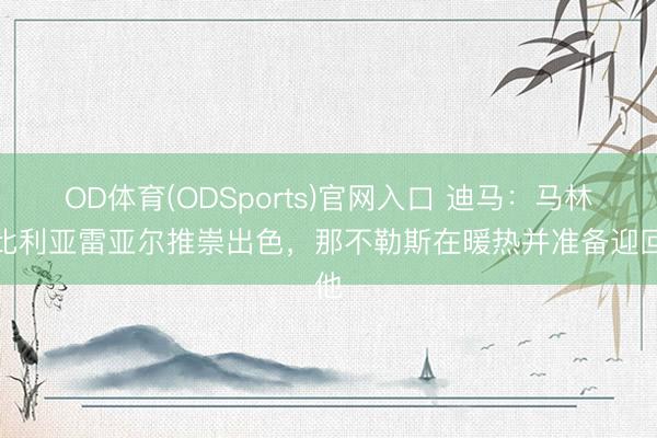 OD体育(ODSports)官网入口 迪马：马林在比利亚雷亚尔推崇出色，那不勒斯在暖热并准备迎回他