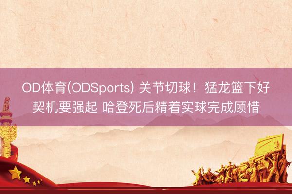 OD体育(ODSports) 关节切球！猛龙篮下好契机要强起 哈登死后精着实球完成顾惜